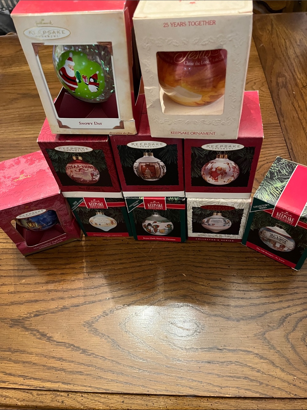 Hallmark Holiday Vintage Ornament Collection - Assorted Designs, set of 10